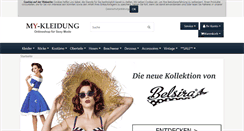 Desktop Screenshot of my-kleidung.de