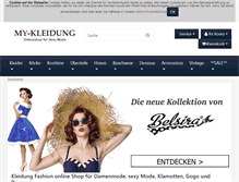Tablet Screenshot of my-kleidung.de
